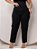 Calça Mom Jeans Plus SIze Preta - Imagem 1