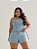 Cropped Jeans Plus Size Lavagem Clara - Imagem 2
