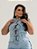 Cropped Jeans Plus Size Detalhe Laço - Imagem 4