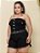 Short Jeans Plus Size Preto Com Cinto - Imagem 3