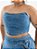 Cropped Jeans Tomara Que Caia - Imagem 1
