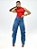 Calça Cargo Jeans Lavagem Escura - Imagem 3