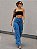 Calça Cargo Jeans Lavagem Escura - Imagem 2