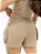 Short Jeans Cargo Bege - Imagem 4