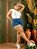 Short Jeans Plus Size Liso - Imagem 2
