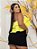 Saia Jeans Preta Plus Size Com Cinto - Imagem 3
