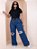 Calça Wide Leg Plus Size Com Cinto - Imagem 2