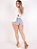 Short Jeans Claro Com Cinto - Imagem 4