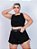 Conjunto Jeans Plus Preto Cinto - Imagem 1