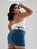 Saia Jeans Plus Size Com Cinto Branco - Imagem 4