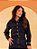 Jaqueta Jeans Com Strass no Bolso - Imagem 1
