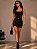 Saia Jeans Barra Feita Com Strass - Imagem 2
