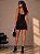 Saia Jeans Barra Feita Com Strass - Imagem 4