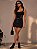 Saia Jeans Barra Feita Com Strass - Imagem 3
