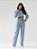 Calça Jeans Wide Leg Com Ilhós - Imagem 2