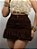 Saia Jeans Com Babado - Imagem 1
