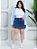 Short Saia Plus Size Com Ilhós - Imagem 2