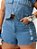 Short Jeans Plus Size Com Tachas - Imagem 1