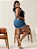 Macaquinho Jeans Plus Size Com Cinto - Imagem 4