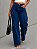 Calça Jeans Cargo Wide Leg - Imagem 1