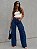 Calça Jeans Cargo Wide Leg - Imagem 2