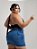 Saia Jeans Plus Size Cargo Escura - Imagem 4
