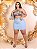 Saia Jeans Plus Size Lisa Básica - Imagem 2