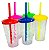 COPO TWISTER 700 ML TRANSPARENTE COM TAMPA E CANUDO - Imagem 1