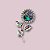 Broche Girassol Abalone - Imagem 3