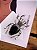 Broche Besouro Tigre - prateado - Imagem 2
