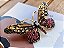 Broche Borboleta Verde G - Imagem 2