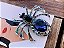 Broche Aranha Glam Azul - Imagem 3
