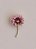 Broche / pingente Florir Rosa Vintage - Imagem 1