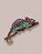 Broche Camaleão Roxo G - Imagem 1