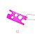 Extrator para bico de cola aço rosa pink - Imagem 1