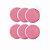 Esponja de treinamento rosa 6un - Imagem 1