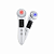 Massageador facial elétrico anti envelhecimento com led branco - Imagem 1