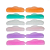 Molde lash lifting 6 Pares Pad de Silicone Master Modelo Shine - Imagem 2