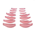 Molde lash lifting 7 Pares Pad de Silicone Master Modelo Russo - Imagem 2