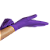 Luva descartavel em látex roxo purple (pouco pó) UniGloves 1000un - Imagem 2