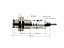 SENSOR FOTOELETRICO DIFUSO M18 CDD-40N NA+NF NPN 10-30Vdc CABO 2m 4 fios - Sn 100 a 500mm - AOTORO - Imagem 4