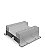 DISSIPADOR PARA RELÉ DE ESTADO SÓLIDO DE 25A, 40A OU 60A - MODELO W110 - Imagem 1