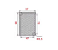 ESPELHO PRISMATICO TD-03 RETANGULAR 81x57x6mm - Imagem 2