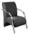 Poltrona Decorativa Moderna Cadeira Luxo Em Suede Com Braços De Alumínio - Imagem 3