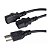 Cabo de Força Tripolar Y 10 A 1,8 m – Conecte 2 PCs/Monitores, Padrão Novo, Ideal para Escritórios & TI Técnicos - Imagem 1