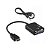 Cabo Adaptador MD9 HDMI p/ VGA + Áudio P2, 15 cm – Plug&Play Full HD, Ideal para Notebooks & Projetores - Imagem 3