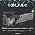 Projetor Multilaser 4.500 Lumens Smart Screen Linux WiFi Hdmi Usb Vga PJ004 - Imagem 4