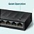 Switch Gigabit de Mesa Tp-link 8 Portas 10/100/1000 Gigabit TL-LS1008G - Imagem 4