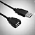Cabo Extensor USB 2.0 AM para AF 1,8m Preto – Conexão Estável para PC e Notebook - Imagem 3