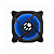 Cooler Bluecase Fan Ring 120mm LED Azul BFR-05B Alto Fluxo Silencioso PC - Imagem 4